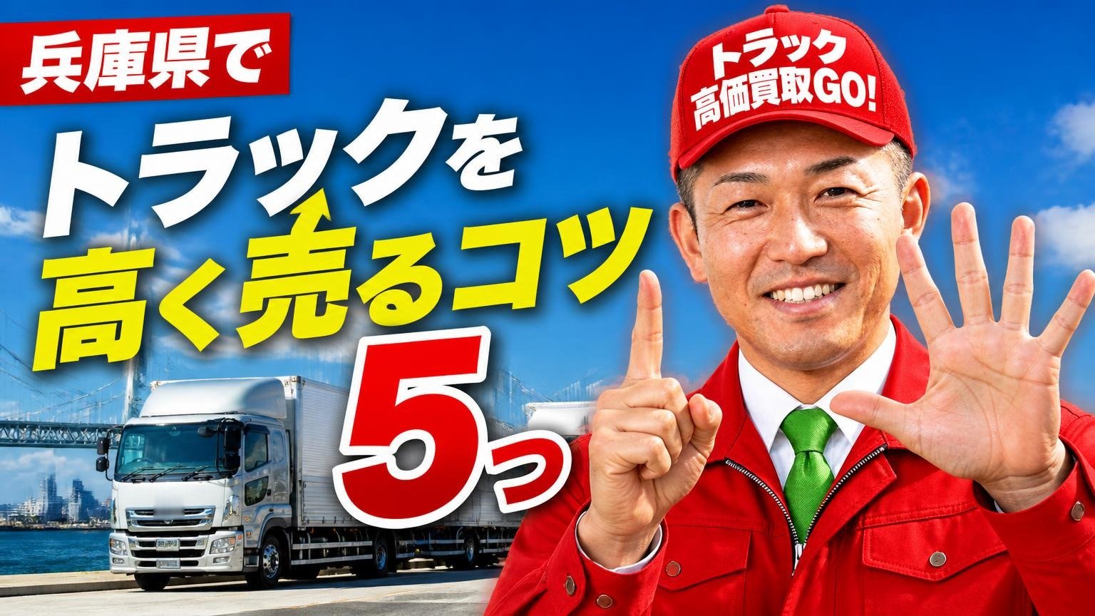 兵庫県でトラックを高く売るコツ5つ