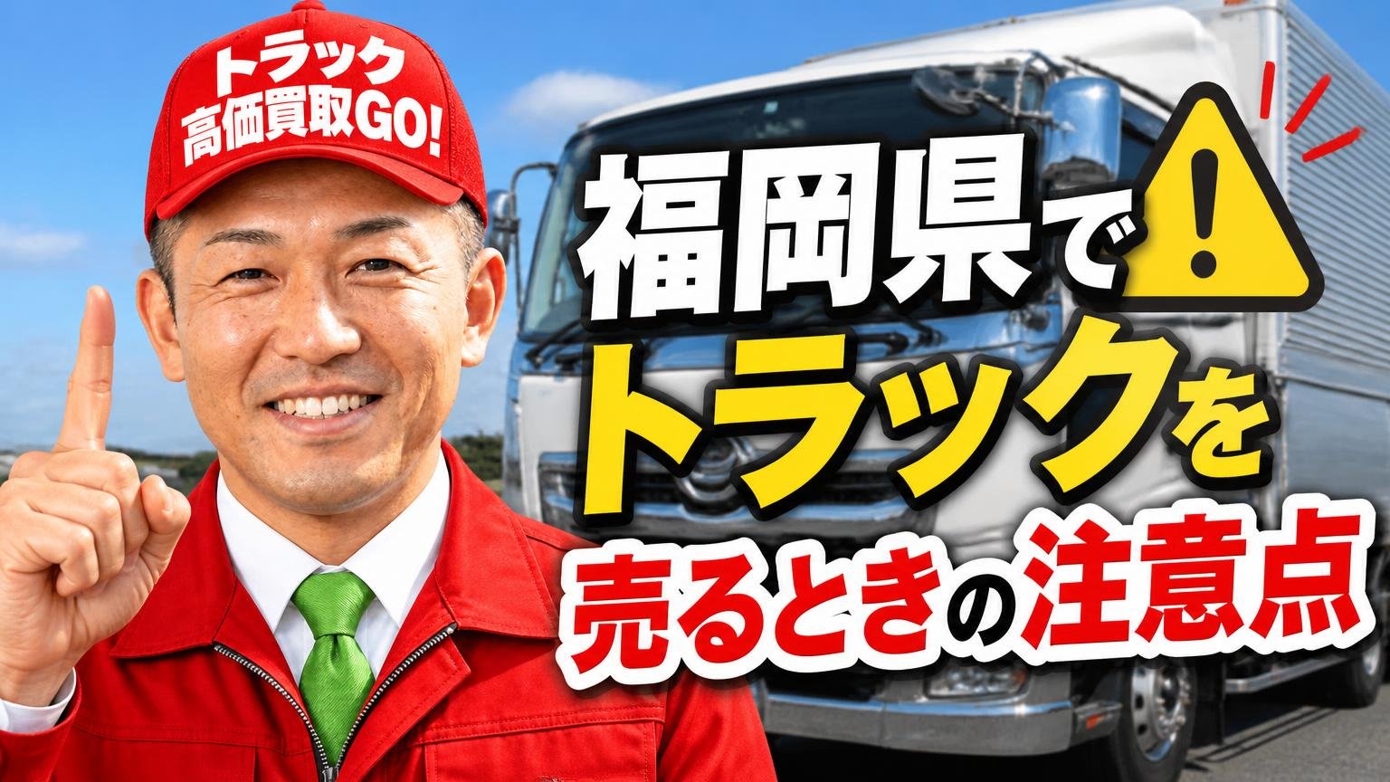 福岡県でトラックを売るときの注意点