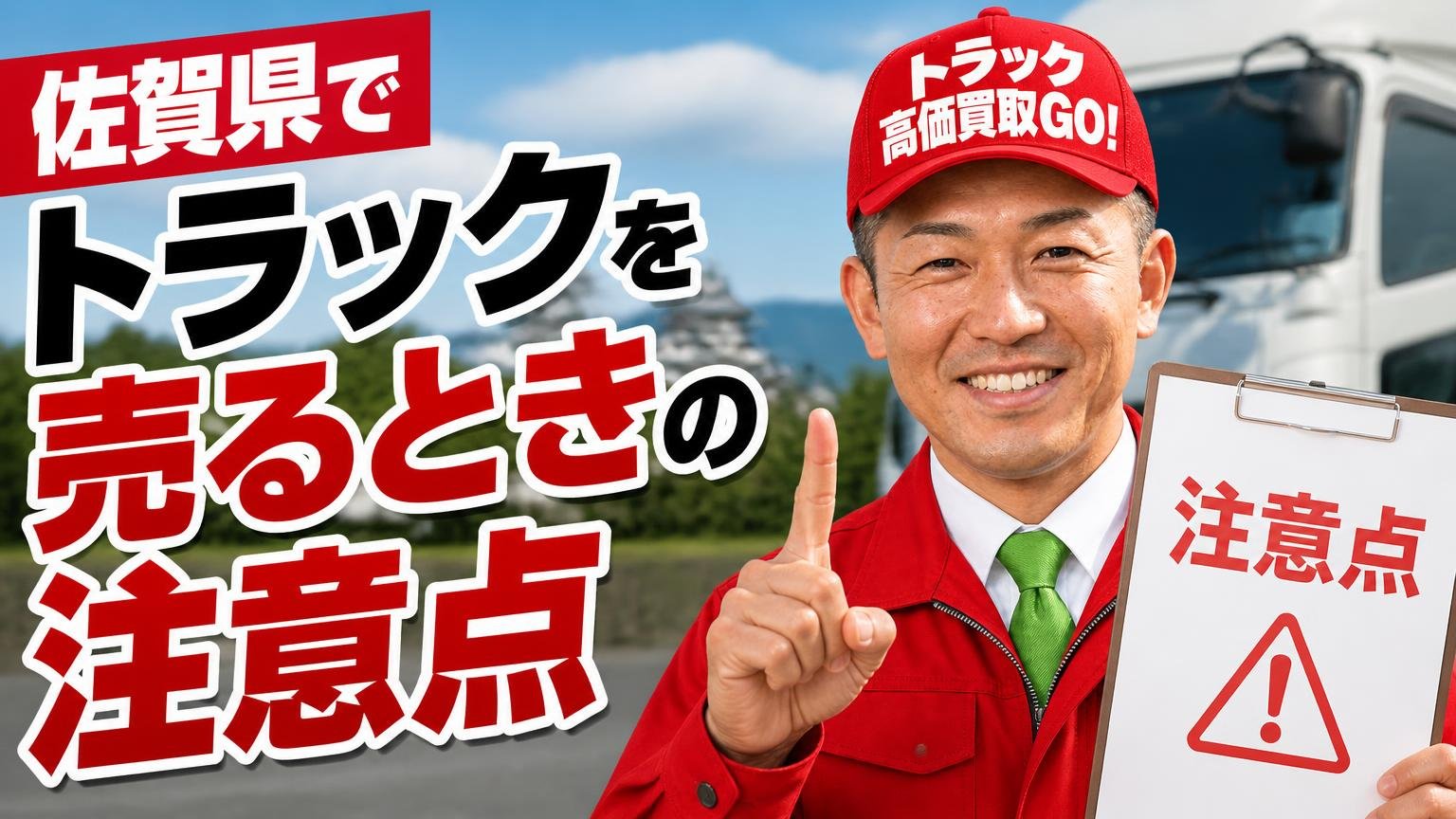 佐賀県でトラックを売るときの注意点