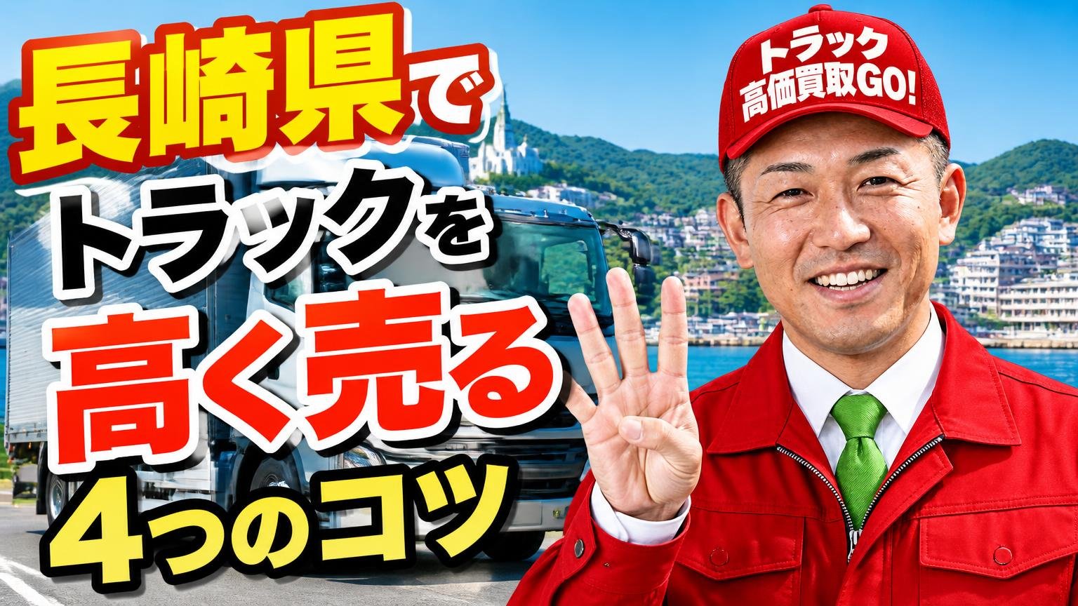 長崎県でトラックを高く売る4つのコツ