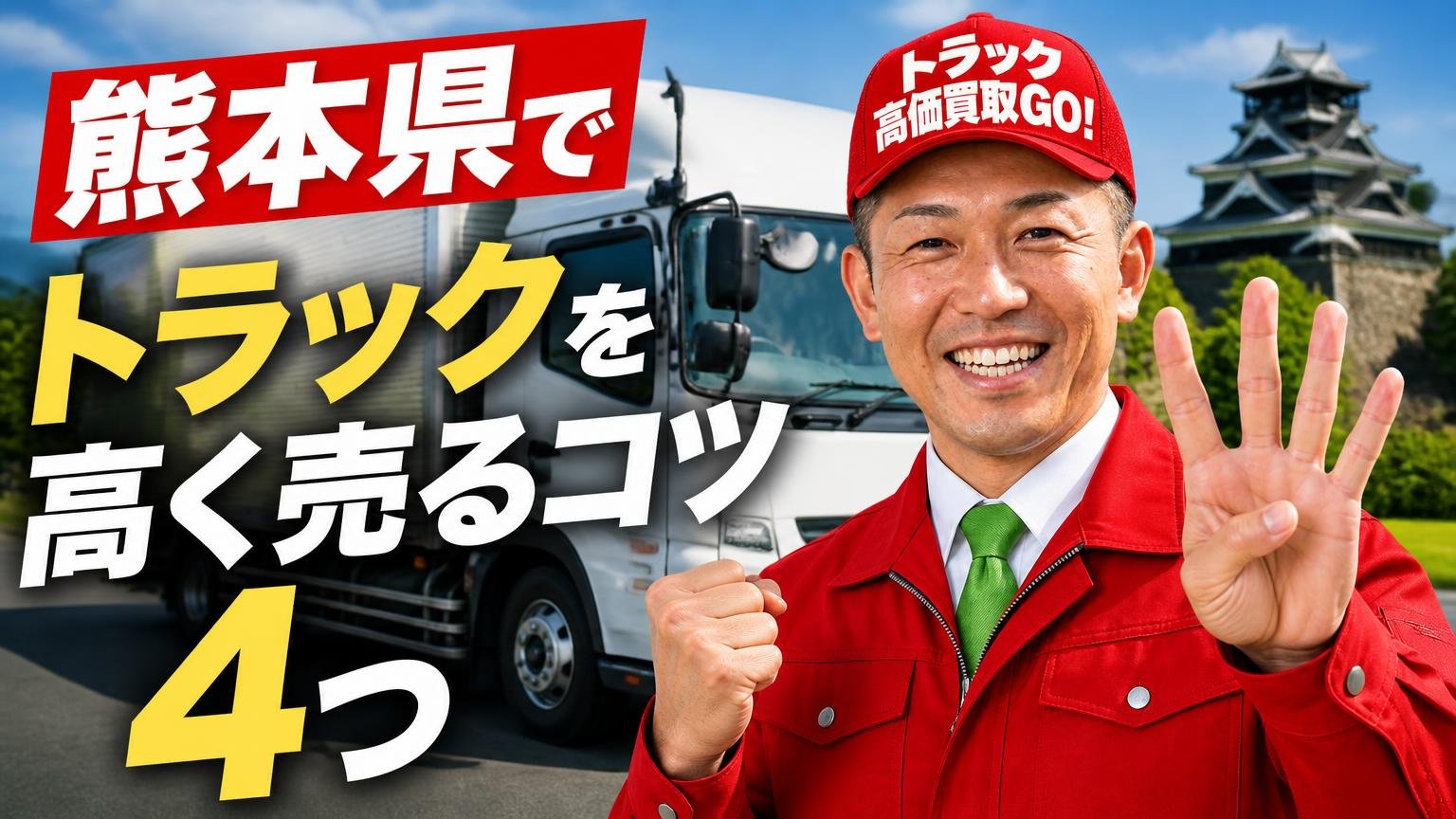 熊本県でトラックを高く売るコツ4つ