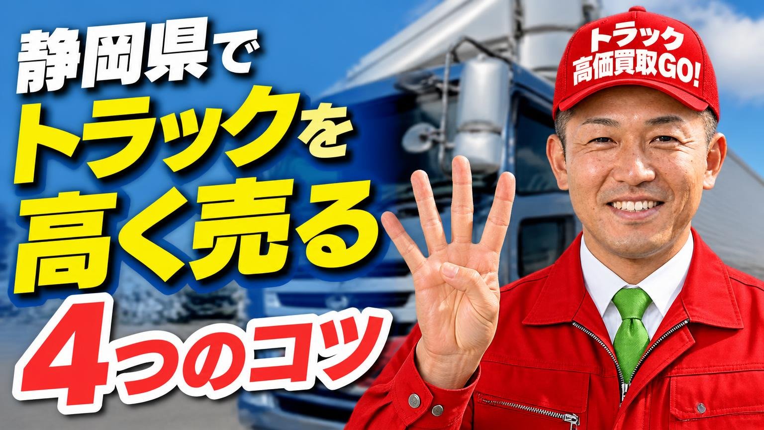 静岡県でトラックを高く売る4つのコツ