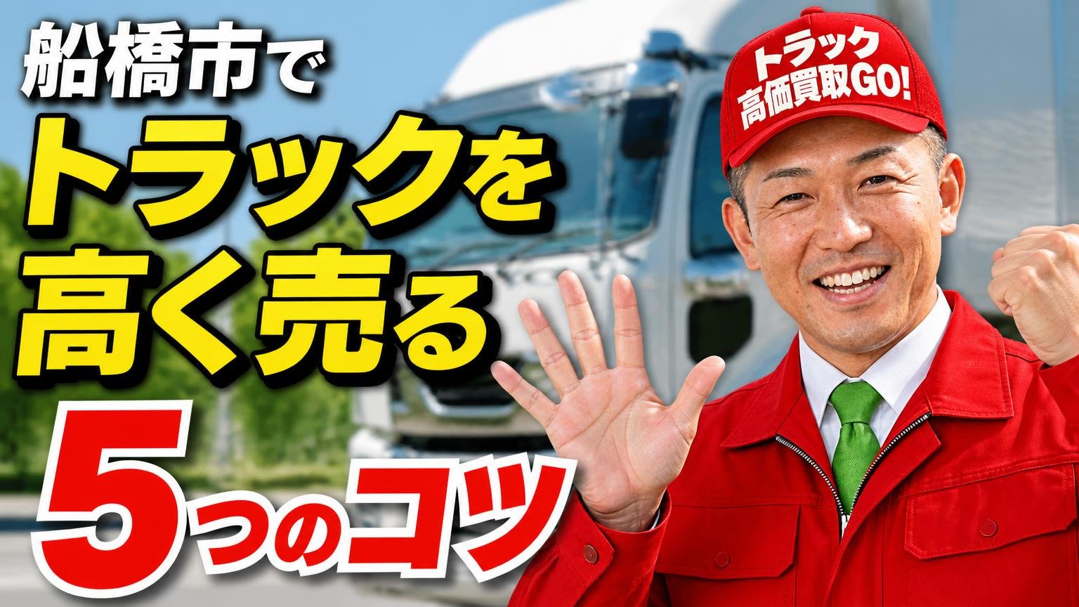 船橋市でトラックを高く売る5つのコツ