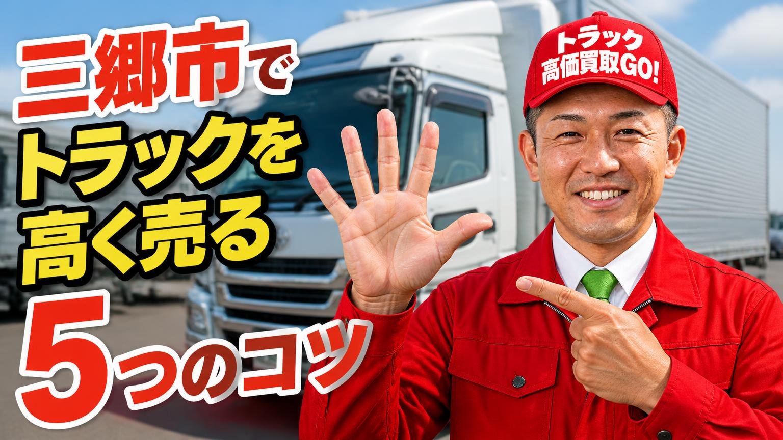 三郷市でトラックを高く売る5つのコツ