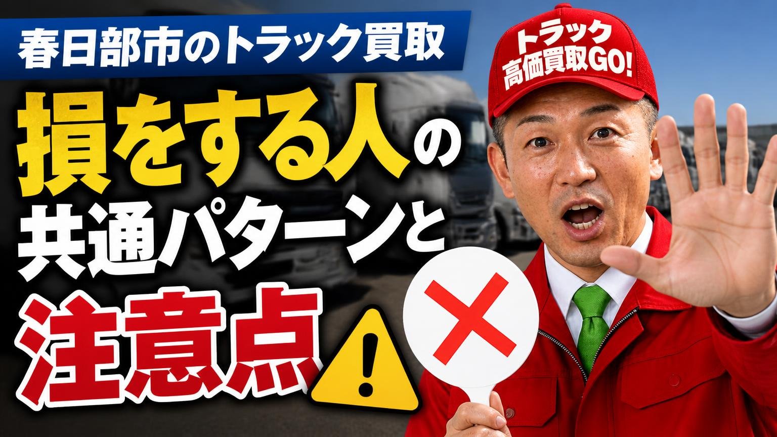 春日部市のトラック買取で損をする人の共通パターンと注意点