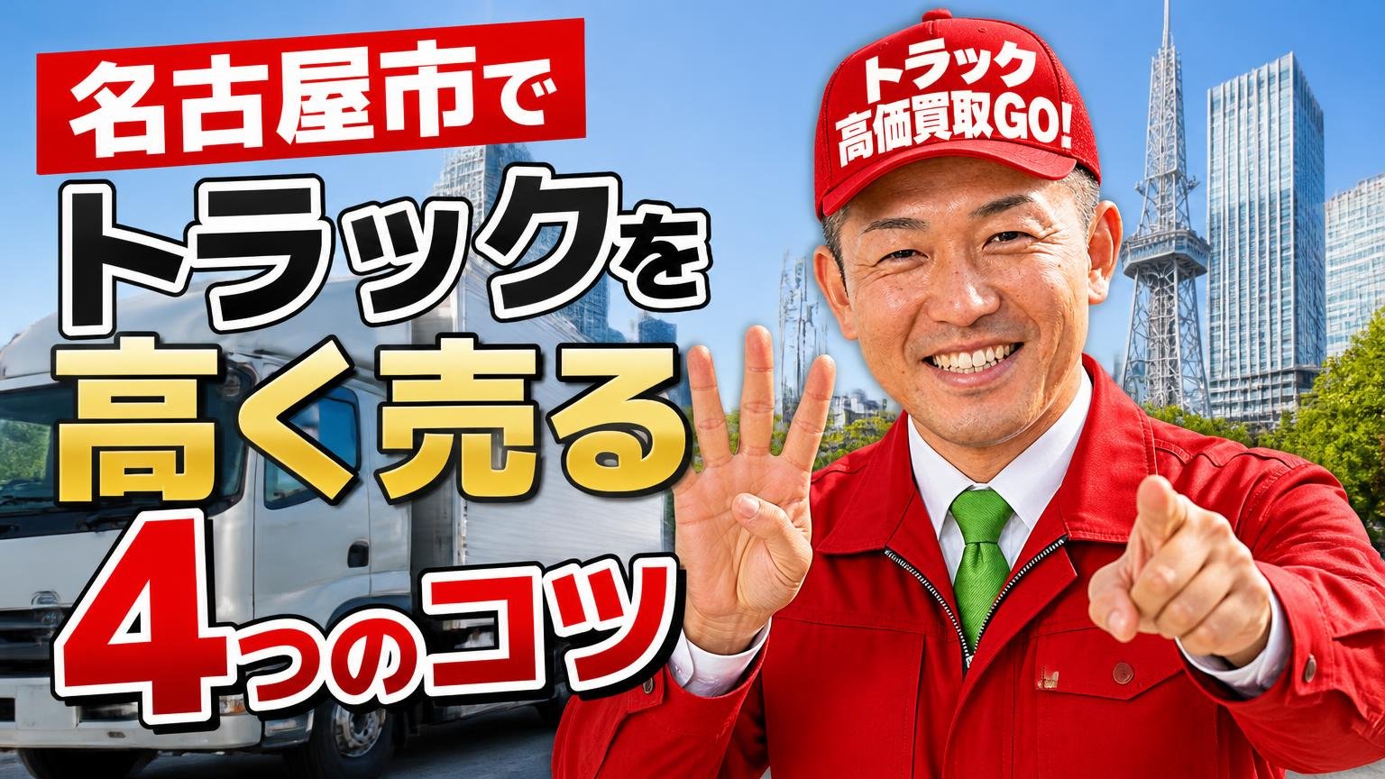 名古屋市でトラックを高く売る4つのコツ