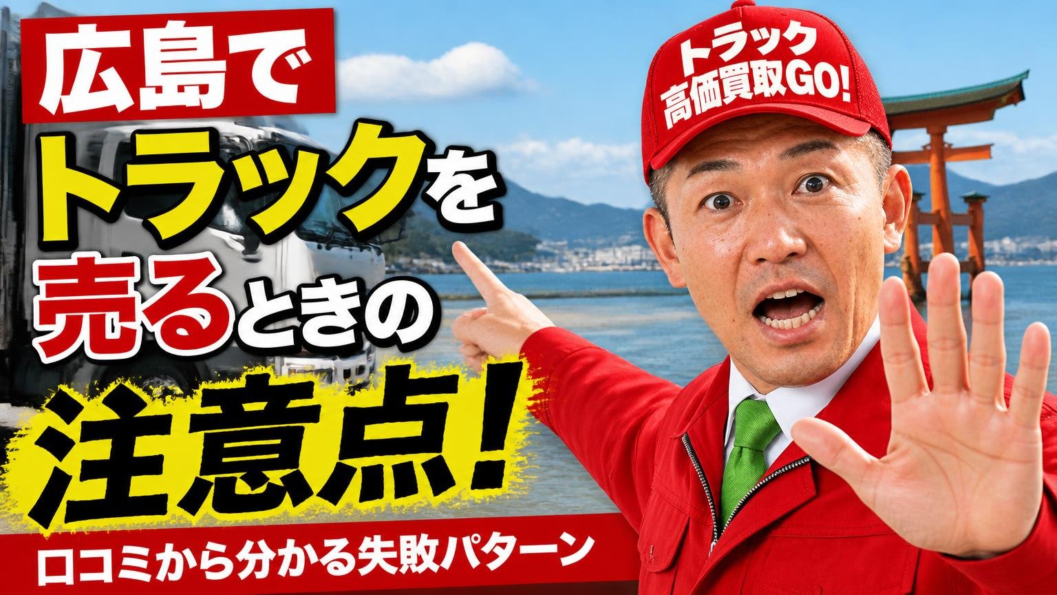 広島でトラックを売るときの注意点【口コミから分かる失敗パターン】