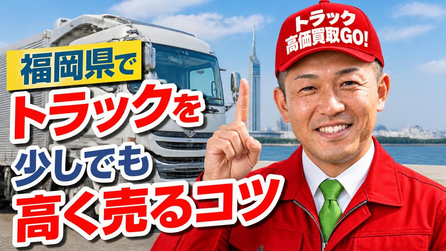 福岡県でトラックを少しでも高く売るコツ