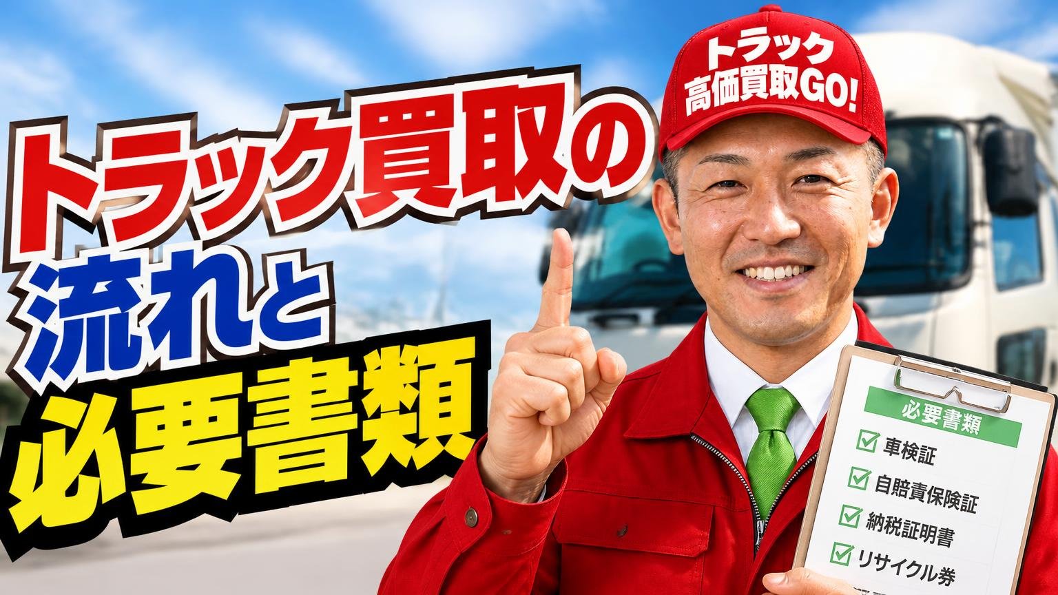 トラック買取の流れと必要書類