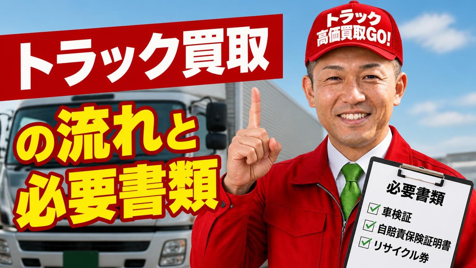 トラック買取の流れと必要書類