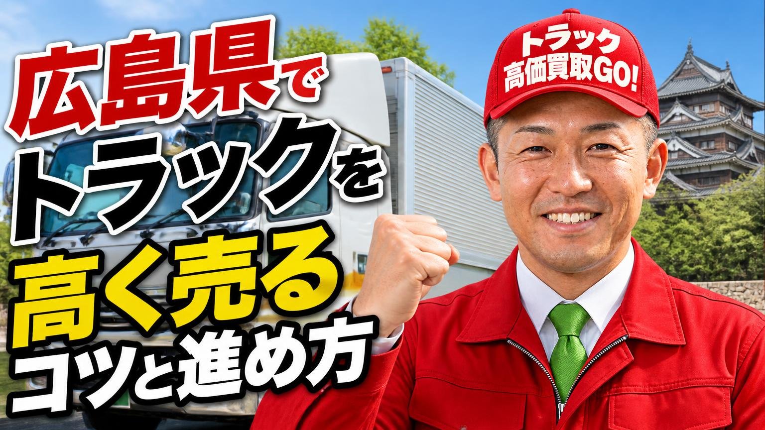 広島県でトラックを高く売るためのコツと進め方