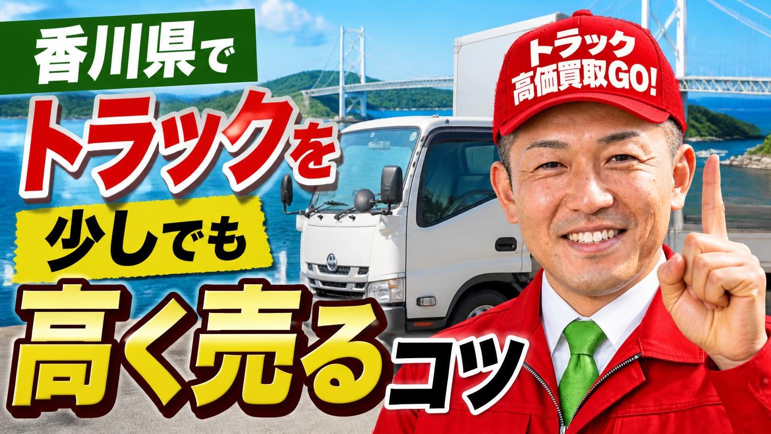 香川県でトラックを少しでも高く売るコツ