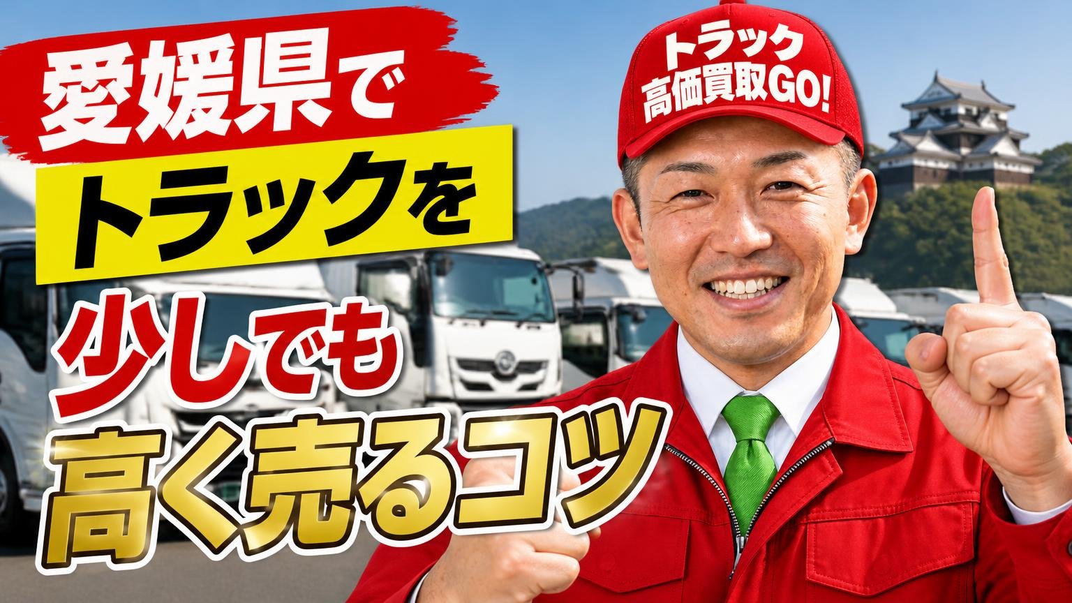 愛媛県でトラックを少しでも高く売るコツ