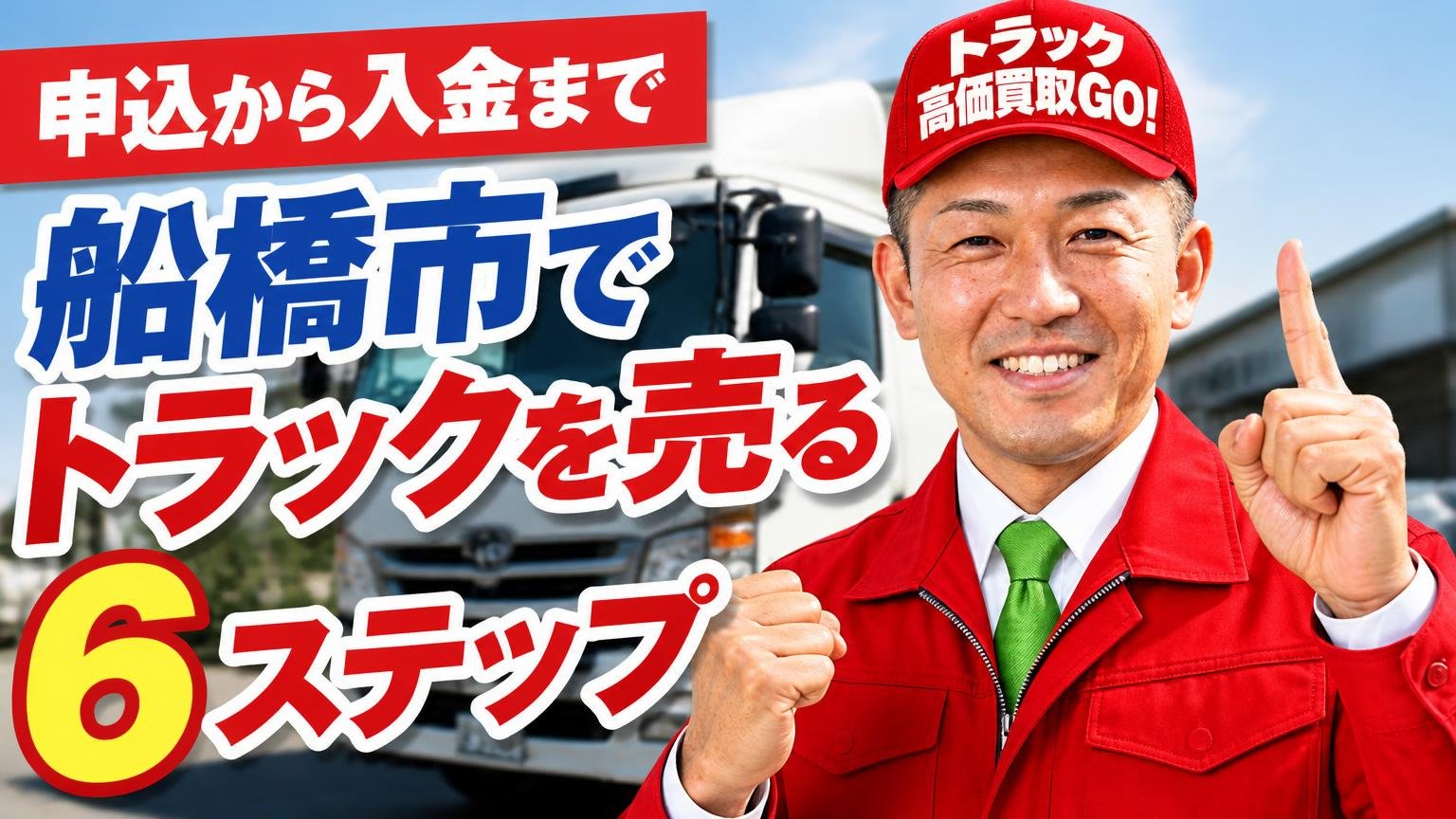 申込から入金まで｜船橋市でトラックを売る6ステップ