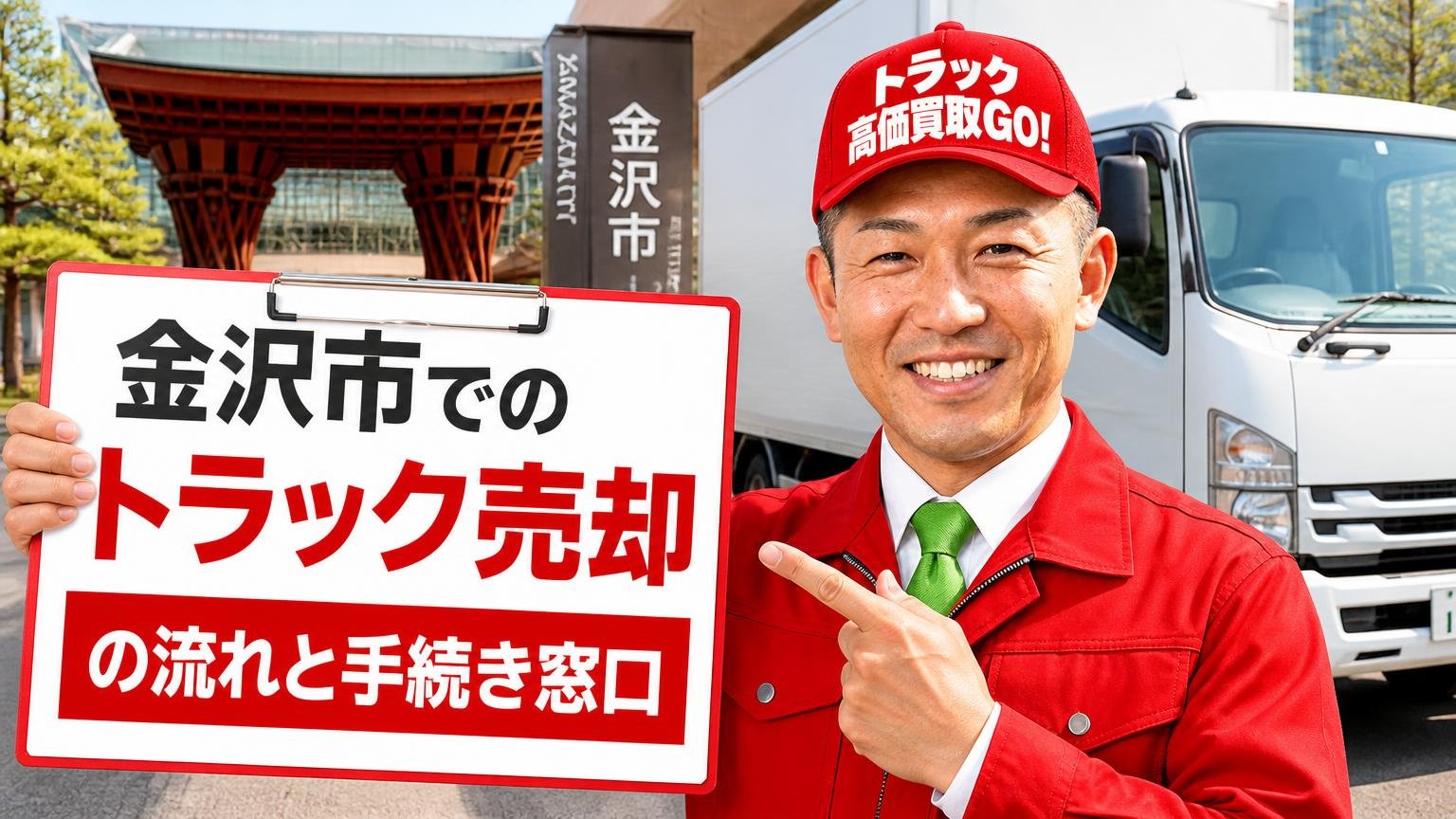 金沢市でのトラック売却の流れと手続き窓口