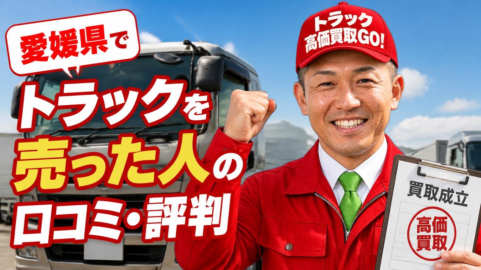 愛媛県でトラックを売った人の口コミ・評判