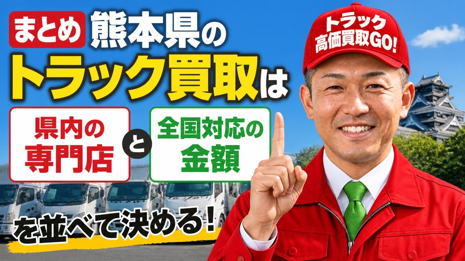 まとめ：熊本県のトラック買取は県内の専門店と全国対応の金額を並べて決める