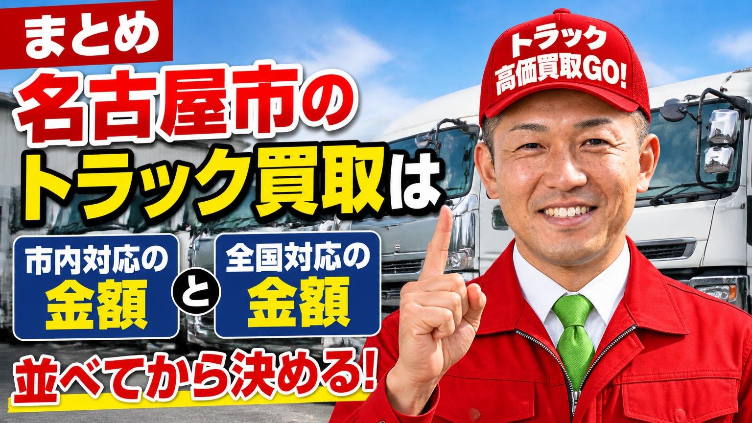 まとめ：名古屋市のトラック買取は市内と全国対応の金額を並べてから決める
