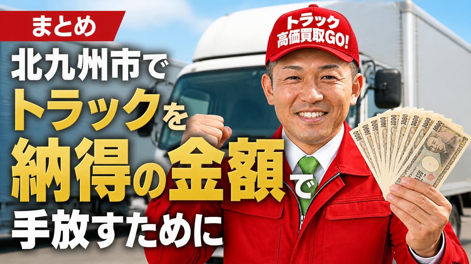 まとめ：北九州市でトラックを納得の金額で手放すために