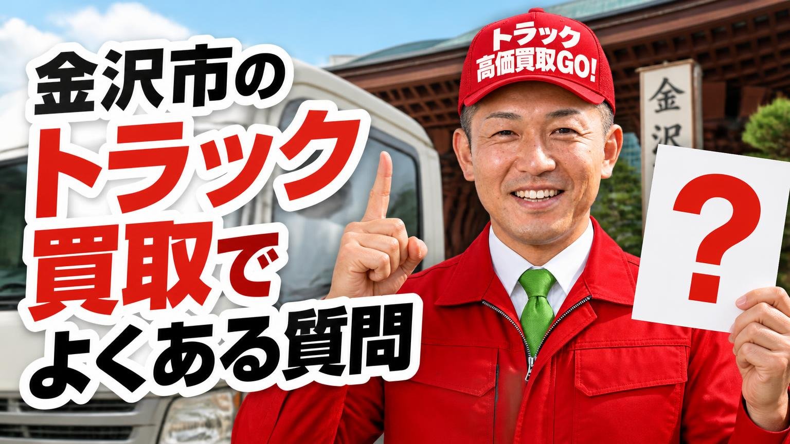 金沢市のトラック買取でよくある質問