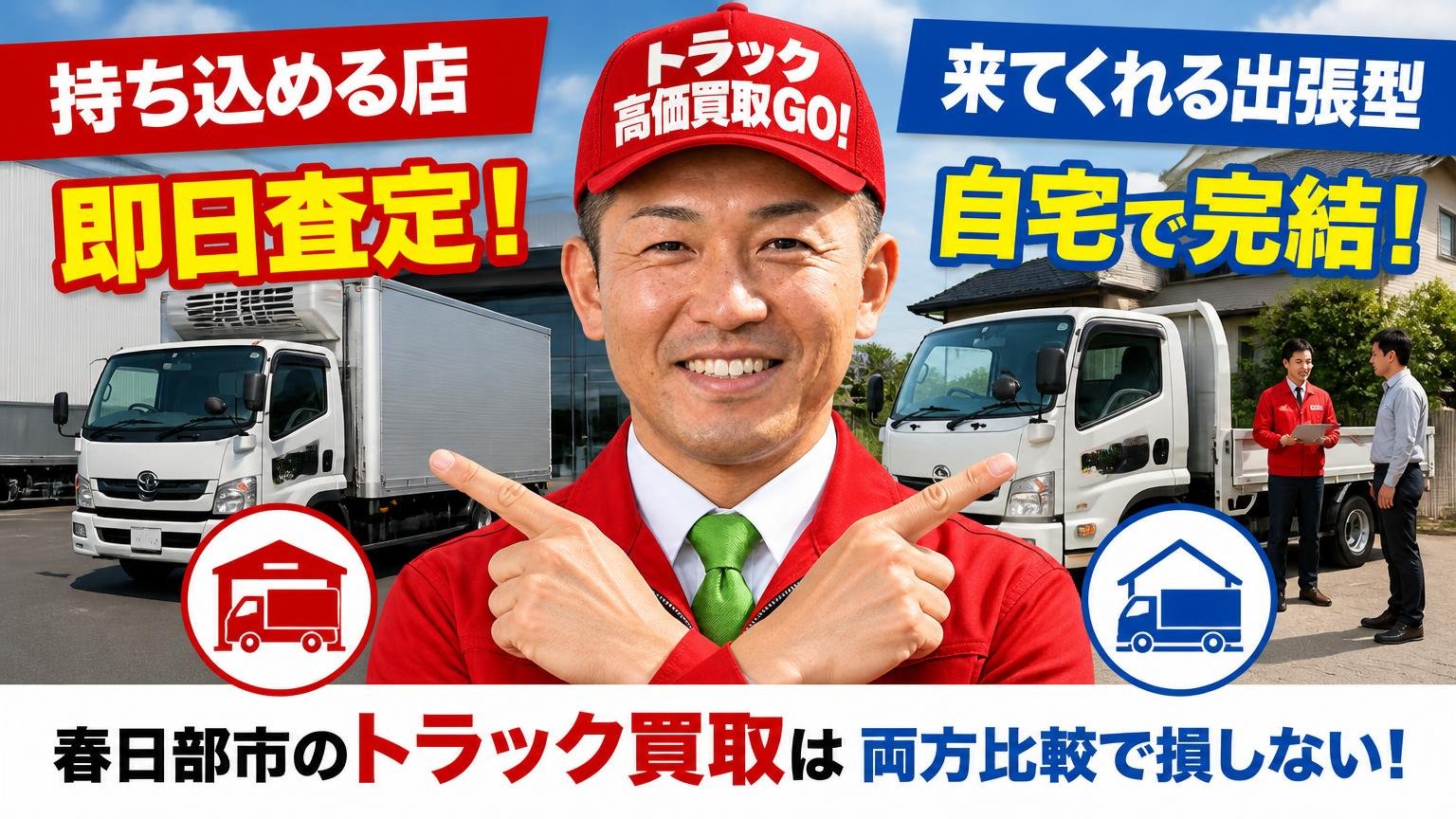 まとめ:春日部市のトラック買取は「持ち込める店+来てくれる出張型」を横に並べて決める