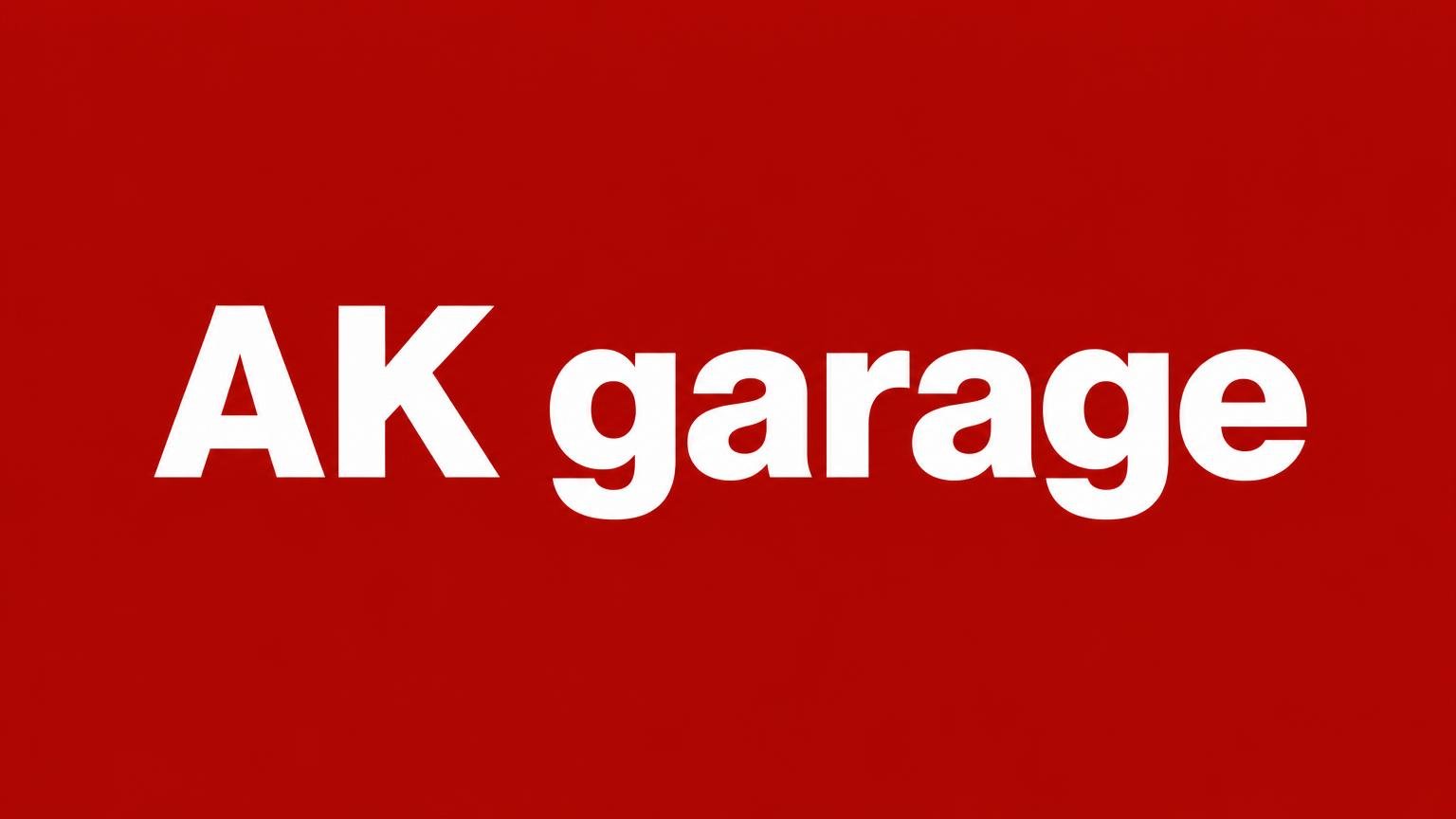 AK garage