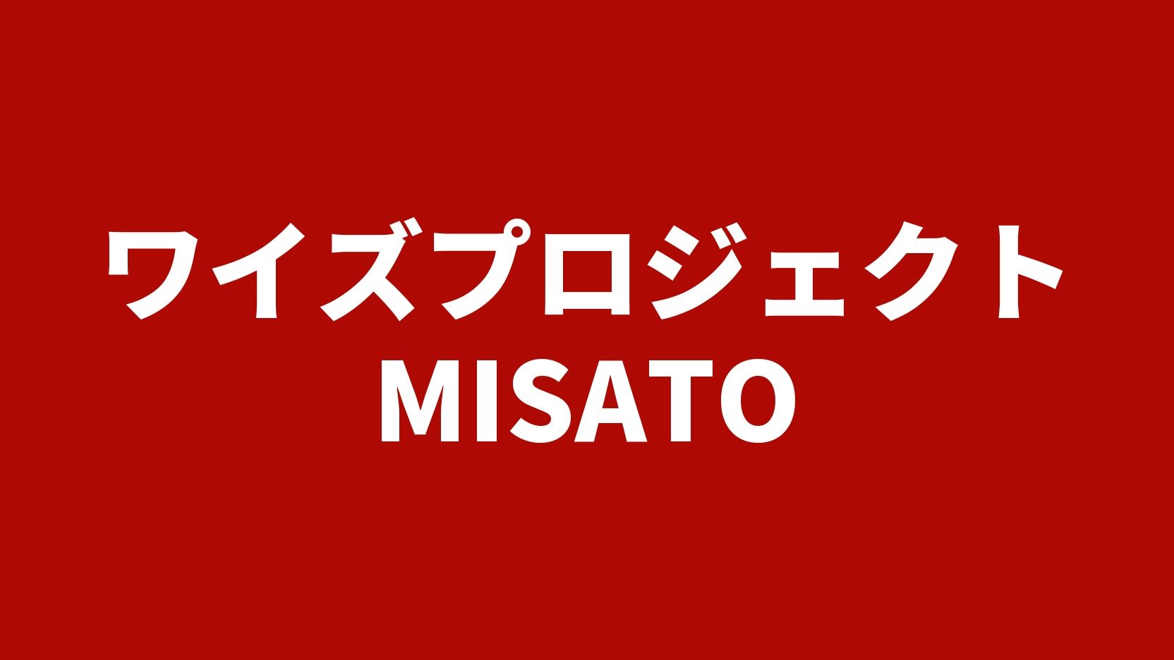 ワイズプロジェクトMISATO